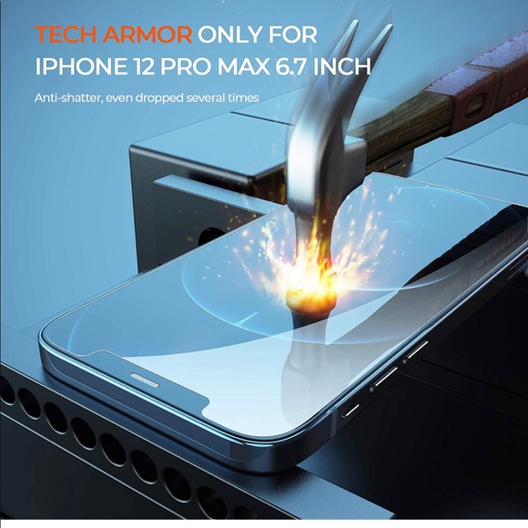 iPhone 12 Pro Max screen protector clear (two) - Picture 2 of 3